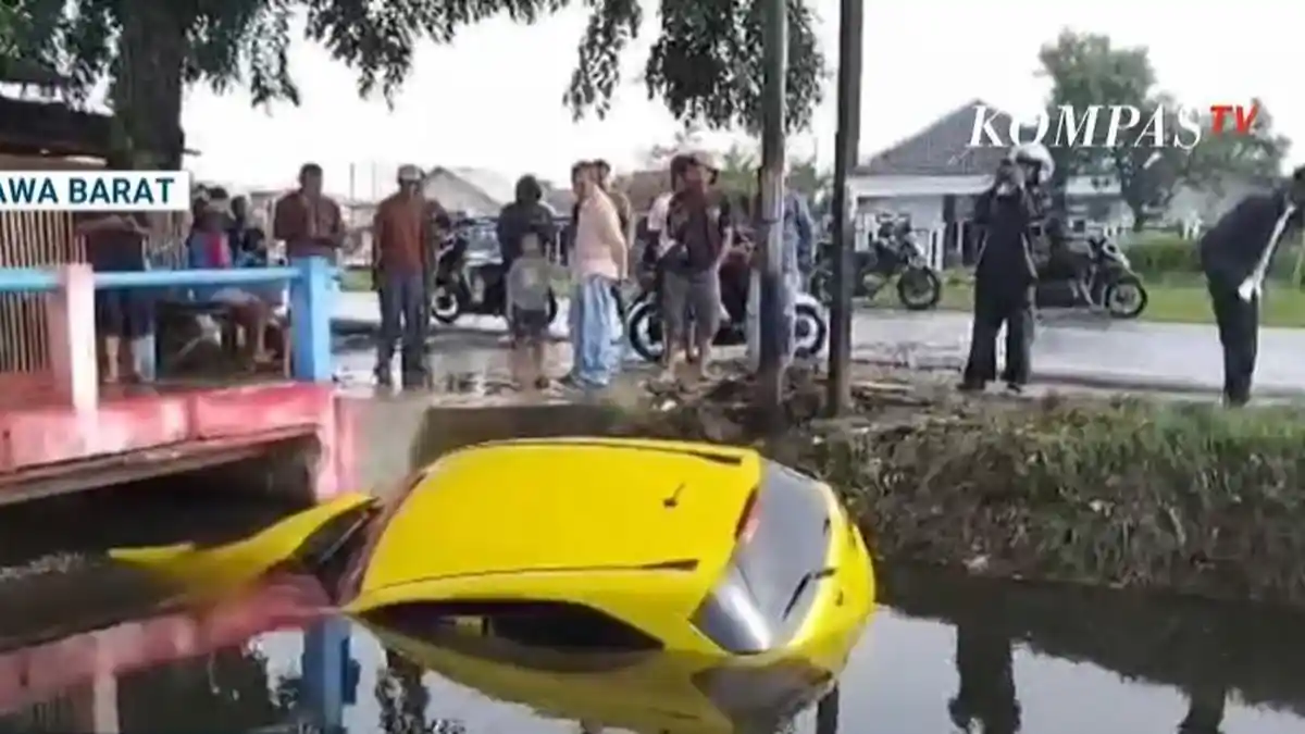 Polisi di Karawang Kabur Usai Tabrak Pemotor Berujung Nyebur ke Kali, Ini Awal Mulanya