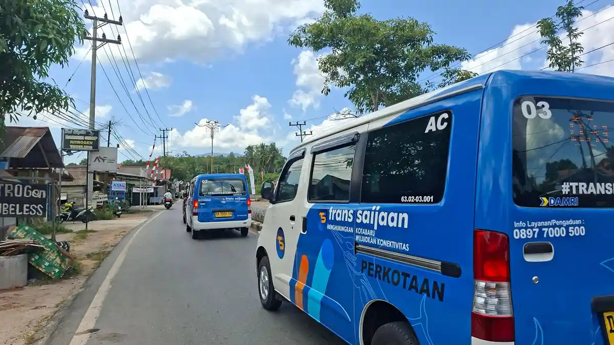 Isi Curhatan Sopir BTS Trans Saijaan Kotabaru Kalsel, Tak Lagi Rebutan Penumpang - Banjarmasinpost.co.id