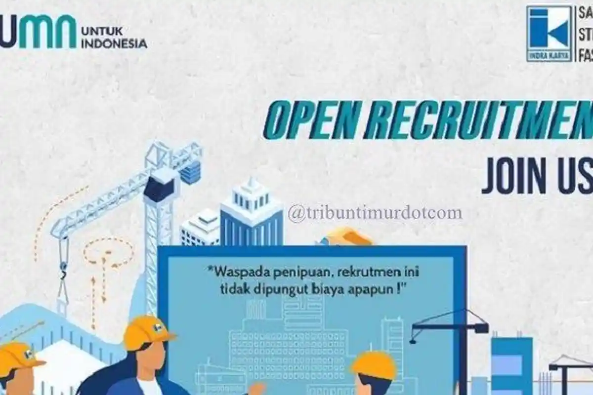 Lowongan BUMN Kota Ternate, PT. Indra Karya Posisi Arsitek, Tak Ada Batasan Usia