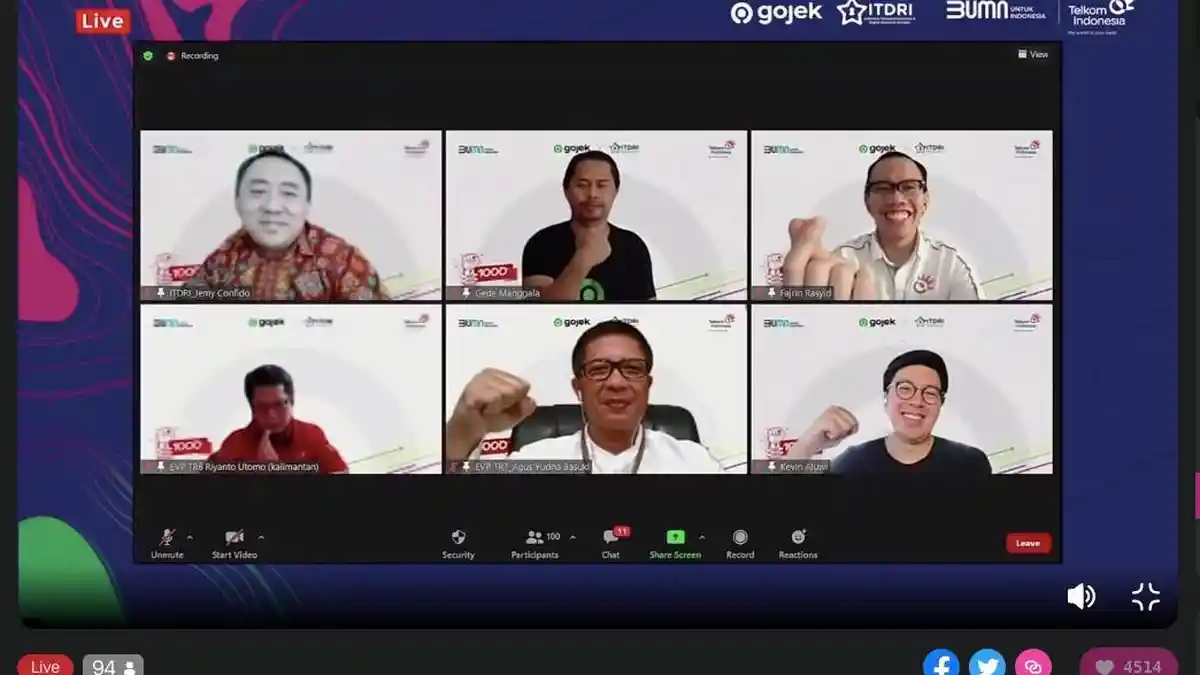 Perkuat Ekonomi Digital di Indonesia Timur, Gojek dan ITDRI Gagas Muda Maju Bersama 1.000 Startup
