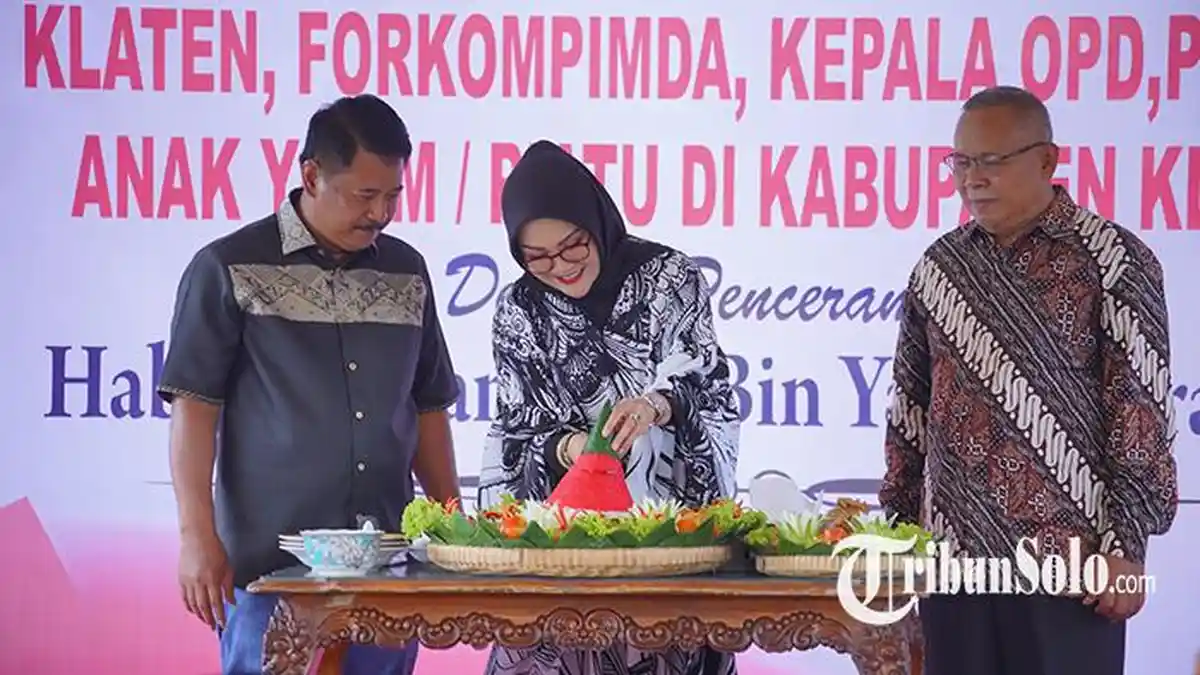 Perayaan Ulang Tahun ke-46 Bupati Sri Mulyani : Santuni 100 Anak Yatim, Berharap Klaten Raih WTP