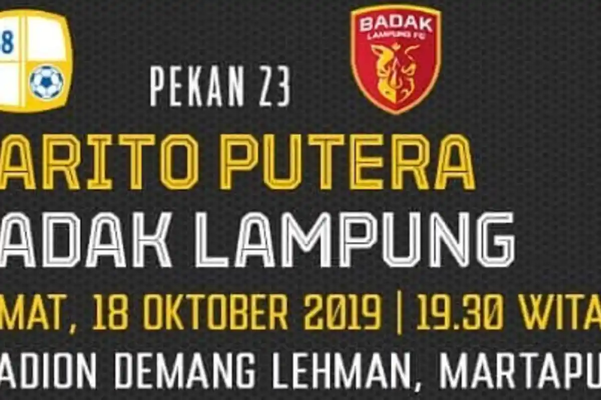 Susunan Pemain Liga 1 2019 Barito Putera Vs Badak Lampung FC, Rafael Silva Jadi Ujung Tombak