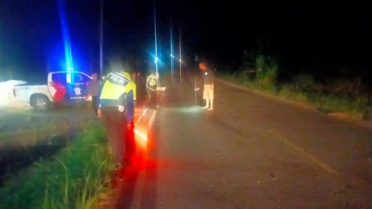 Dua Motor Tabrakan Adu Kambing di Tulangbawang, Tiga Korban Meninggal Dunia