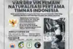 Van Der Vin Pemain Naturalisasi Pertama Timnas Indonesia