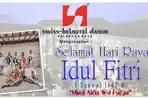 Swiss belHotel Danum Palangka Raya Mengucapkan Selamat Hari Raya Idul Fitri 1447 H/2026 M
