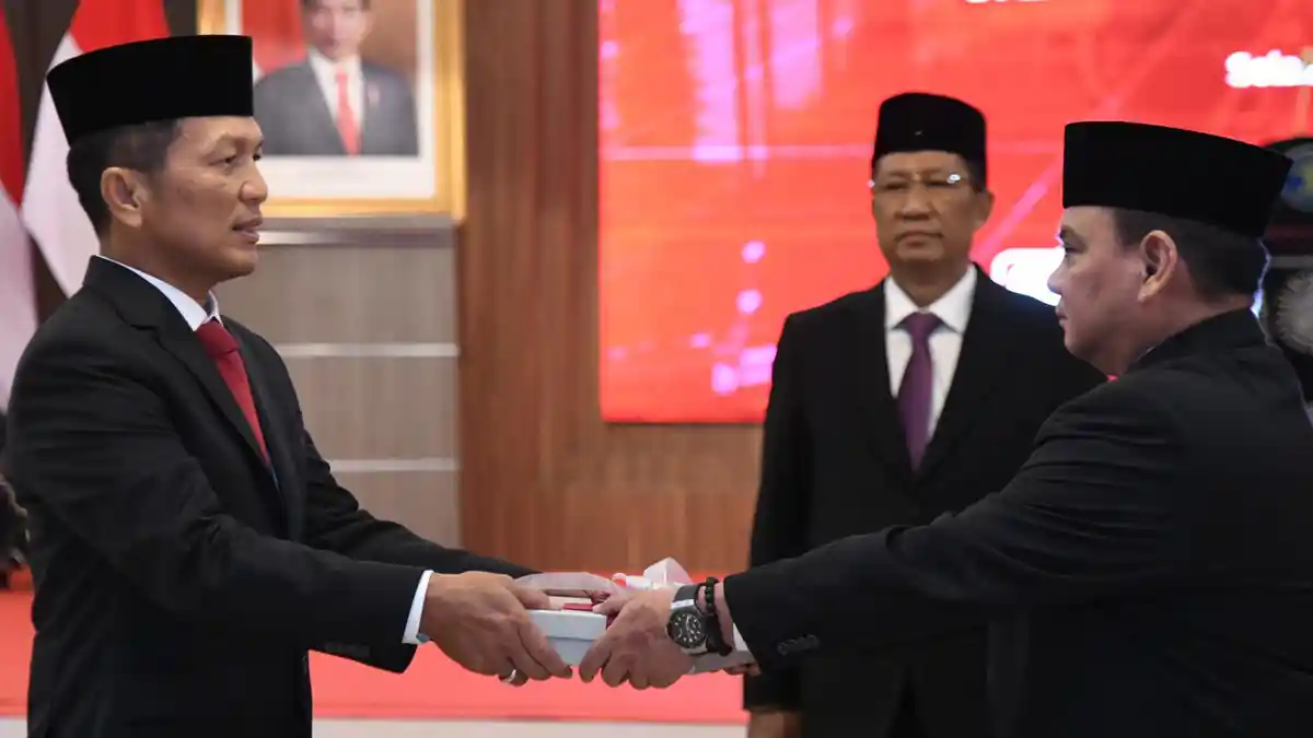 Kakanwil Sumut, Agung Krisna Hadiri Pelantikan dan Sertijab Sekjen Kemenkumham