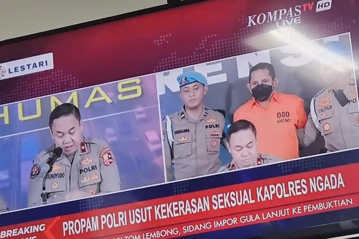 Ini Tampang Eks Kapolres Ngada AKBP Fajar, Resmi Jadi Tersangka dan Berbaju Tahanan