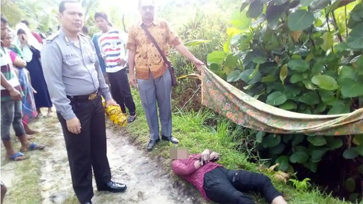 Jasad Siti Rohani Tergeletak di Parit, Diduga Penyakit Epilepsinya Kambuh