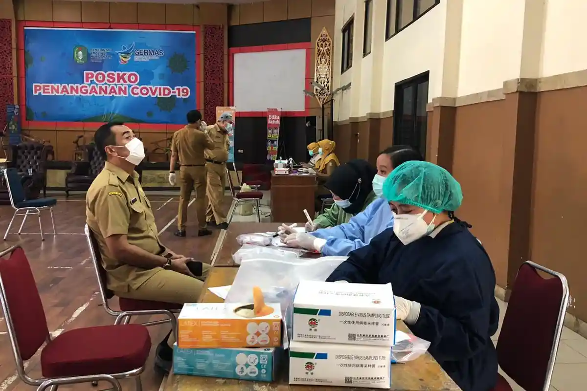 Dinkes Kalbar Swab Test Ratusan Pejabat Eselon II dan III Pemprov Kalbar