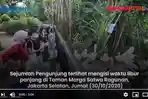 VIDEO Kebun Binatang Ragunan Sepi Pengunjung, Hanya Warga DKI Jakarta yang Boleh Masuk