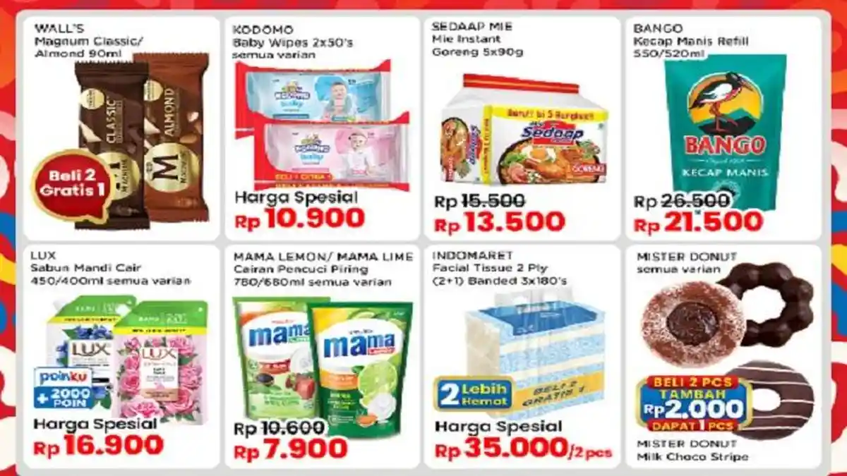 Promo Indomaret Paling Murah Hari Ini, Kecap Bango Rp 21.500, Walls Magnum Beli 2 Gratis 1