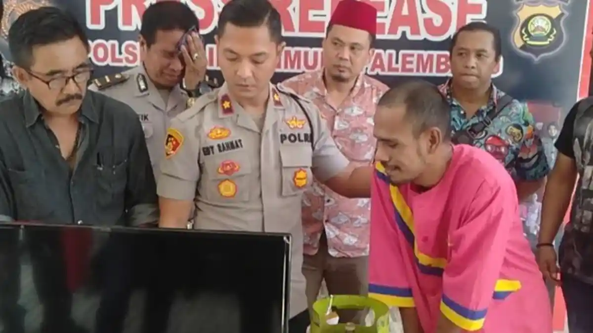 Tim Ladas Polsek IT I Tembak Residivis Pembobol Perkantoran, Terungkap 7 SD di Palembang Dibobol