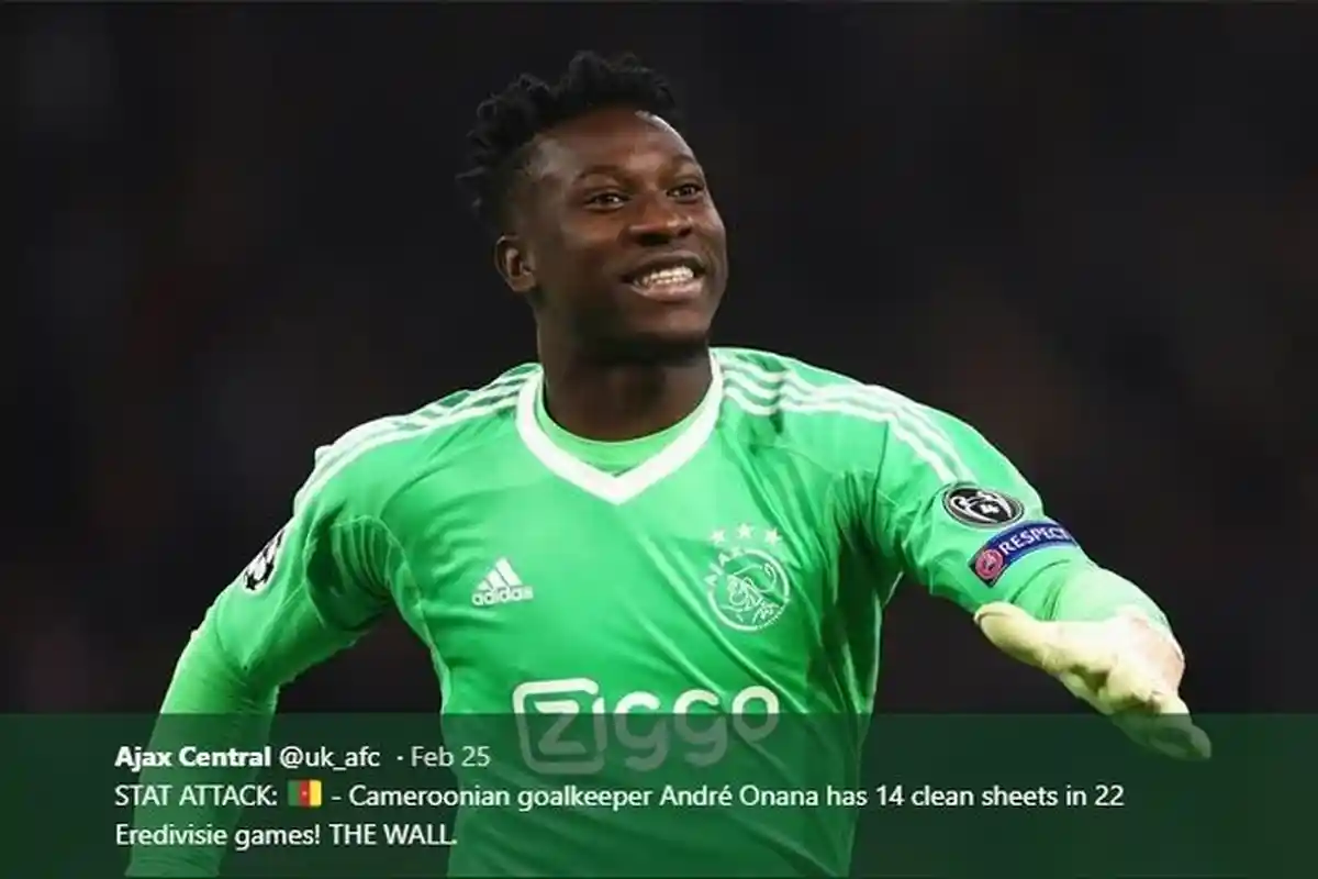 Kabar Terkini Andre Onana Kiper Ajax yang Terkena Hukuman Doping, ten Hag: Masih Ada Tempat Untuknya