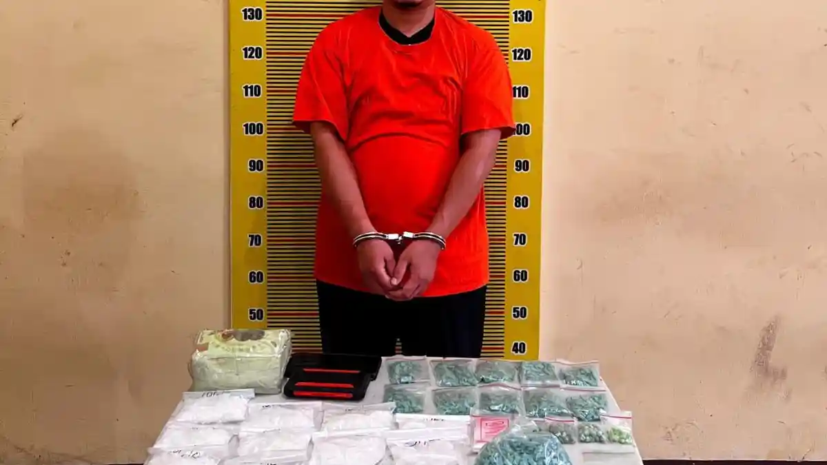 Polda Sumut Ungkap Peredaran 2 Kg Sabu dan 2.000 Ekstasi, Oknum Guru Ditangkap