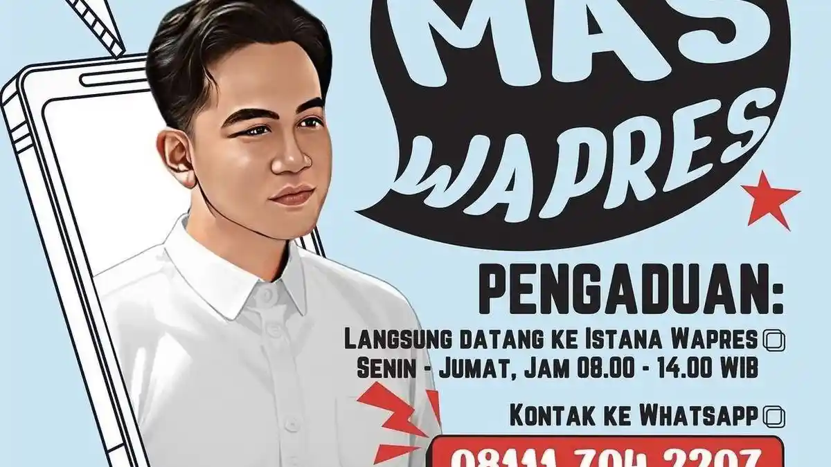 Cara Buat Pengaduan 'Lapor Mas Wapres' ke Gibran, Bisa Datang Langsung atau Lewat WhatsApp