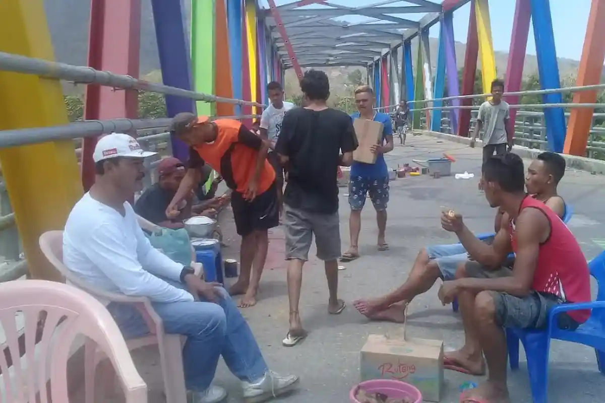 Jembatan Wae Bobo 3 Borong, Dicat Warna-Warni, Ini Tujuannya