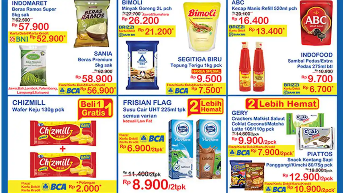 Promo JSM Indomaret 29 November 2020, Beras, Deterjen, Shampoo hingga Minyak Goreng Banting Harga