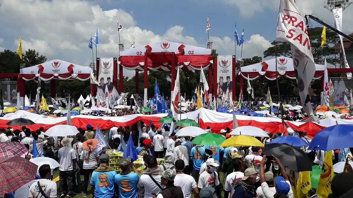 Prabowo Mengeluh Tak Mendapat Izin Kampanye di Simpang Lima Semarang