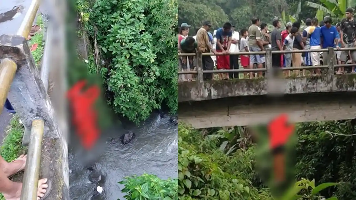 BREAKING NEWS - Warga Temukan Sesosok Mayat Gantung Diri di Jembatan