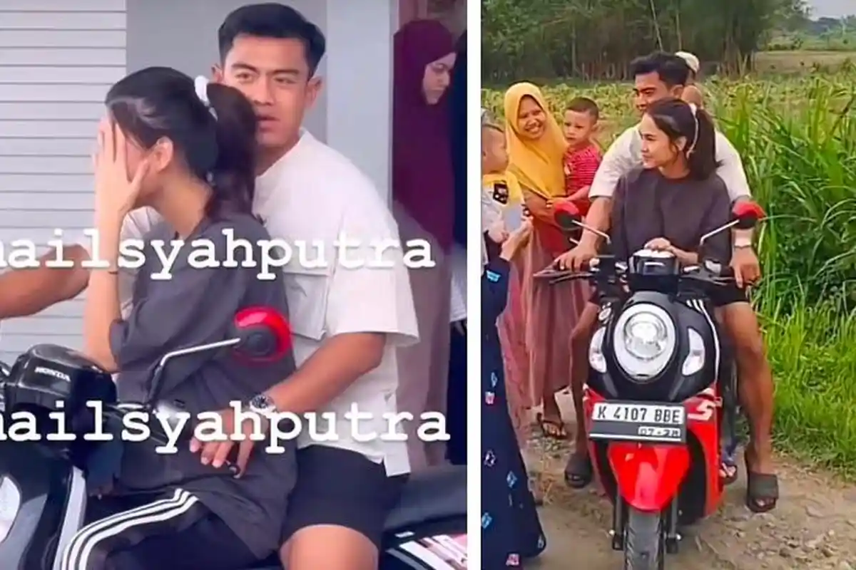 Azizah Salsha Mudik ke Kampung Halaman Pratama Arhan di Blora, Dibonceng Tiga Naik Motor ke Sawah