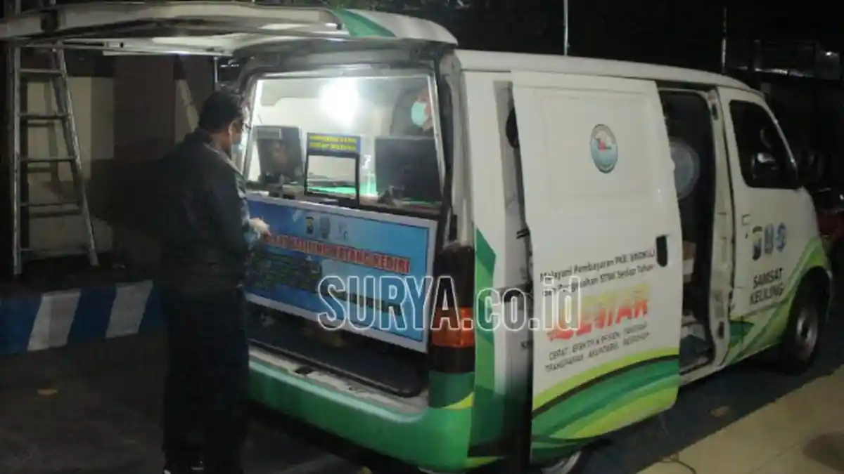 Satlantas Polres Kediri Buka Pelayanan Samsat Hingga Malam Hari, Ada di Dua Lokasi Ini