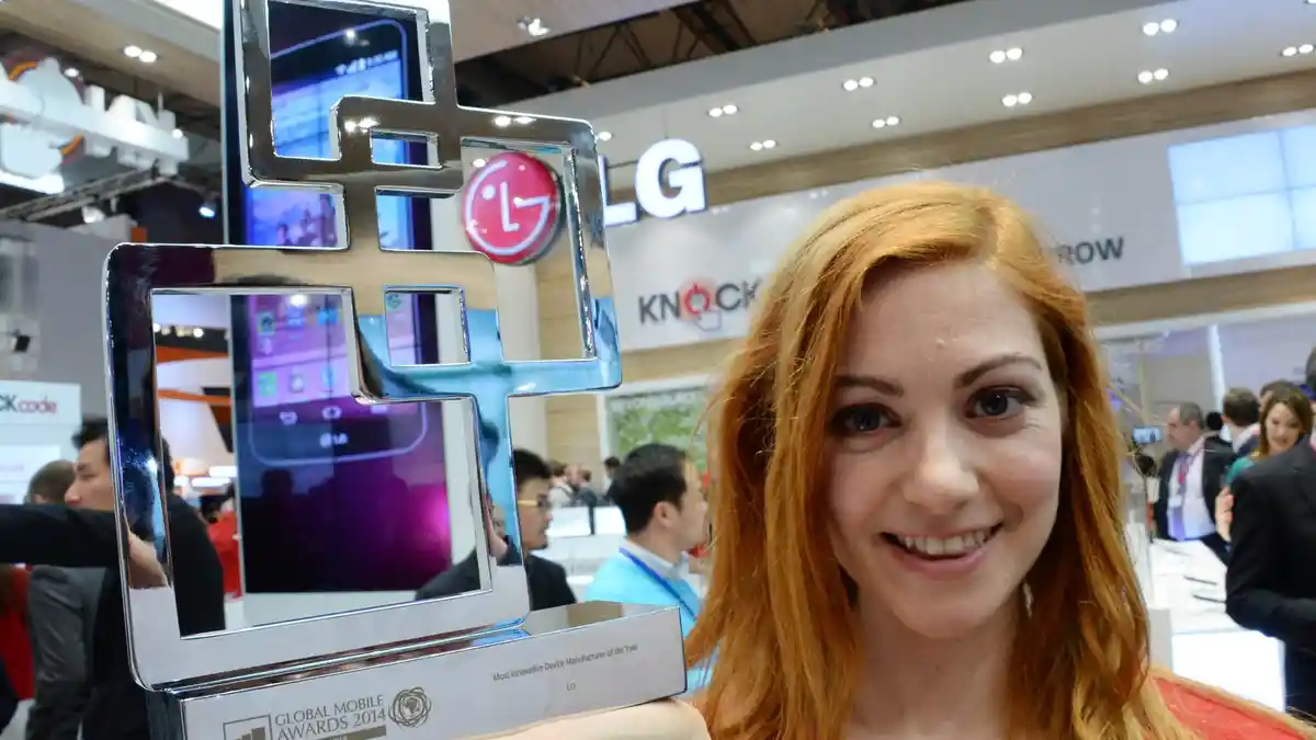 Dalam  Ajang  MWC 2014  LG  Raih Most Innovative Device Manufacturer of The Year