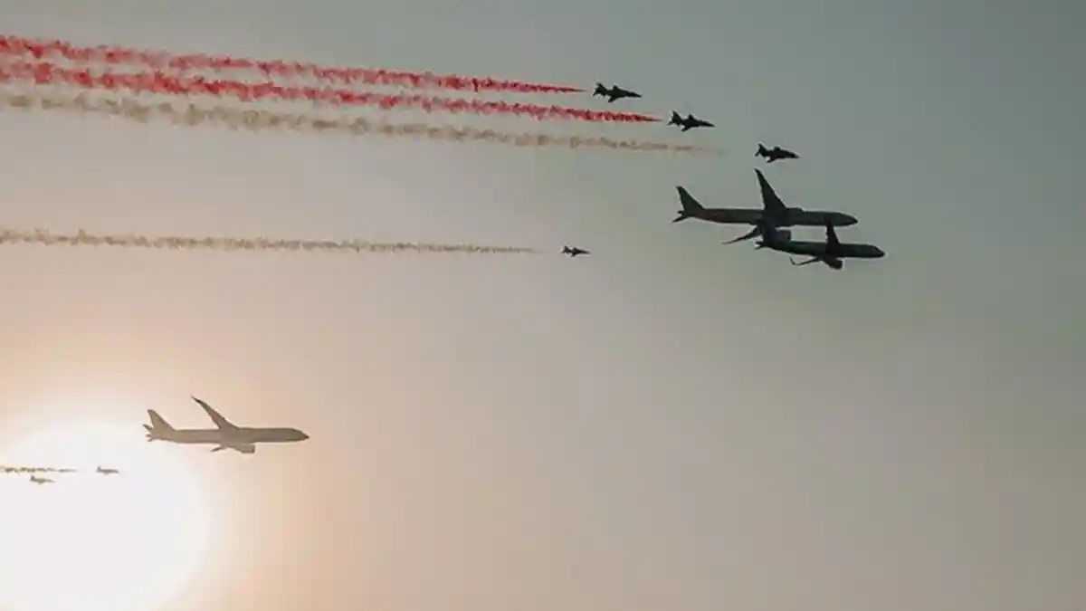 Arab Saudi Peringati Hari Nasional 23 Desember, Atraksi Udara Sudah Dimulai di Jeddah