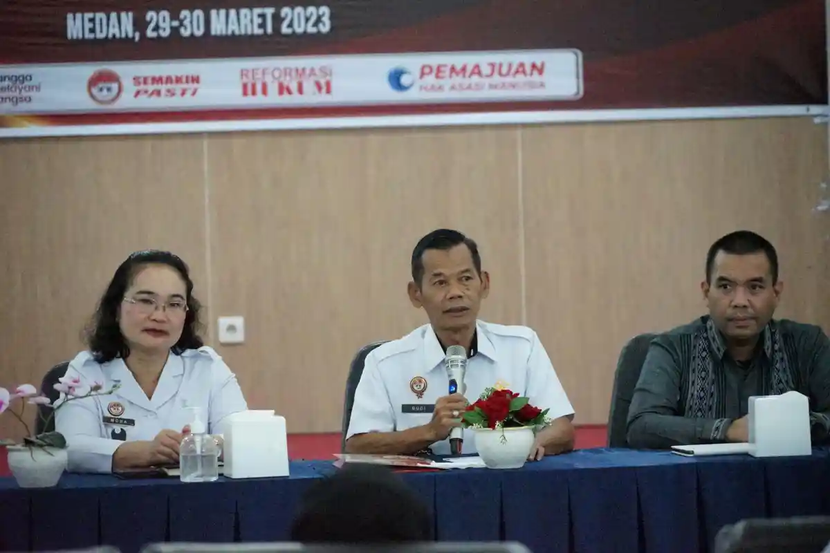 Kanwil Kemenkumham Sumut Adakan Sosialisasi Penyusunan SKP Sesuai PermenPANRB Nomor 6 Tahun 2022