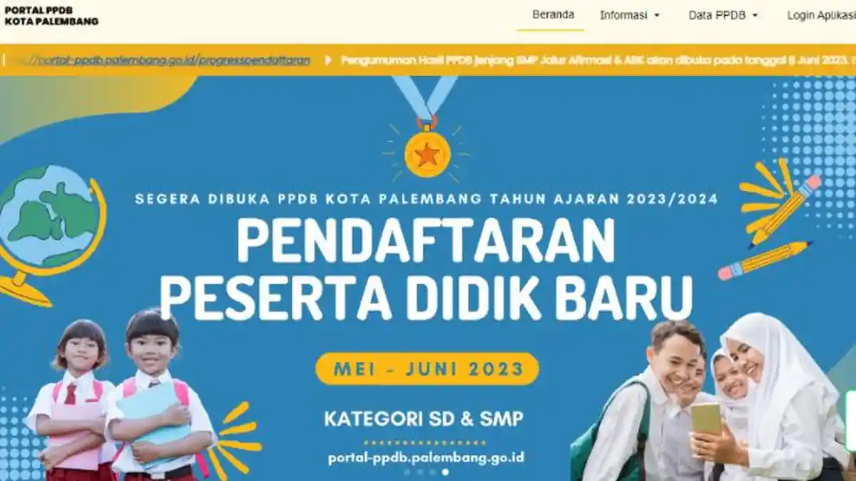 Cek Pengumuman PPDB Palembang 2023 SMP Jalur Prestasi dan Berkas Daftar Ulang
