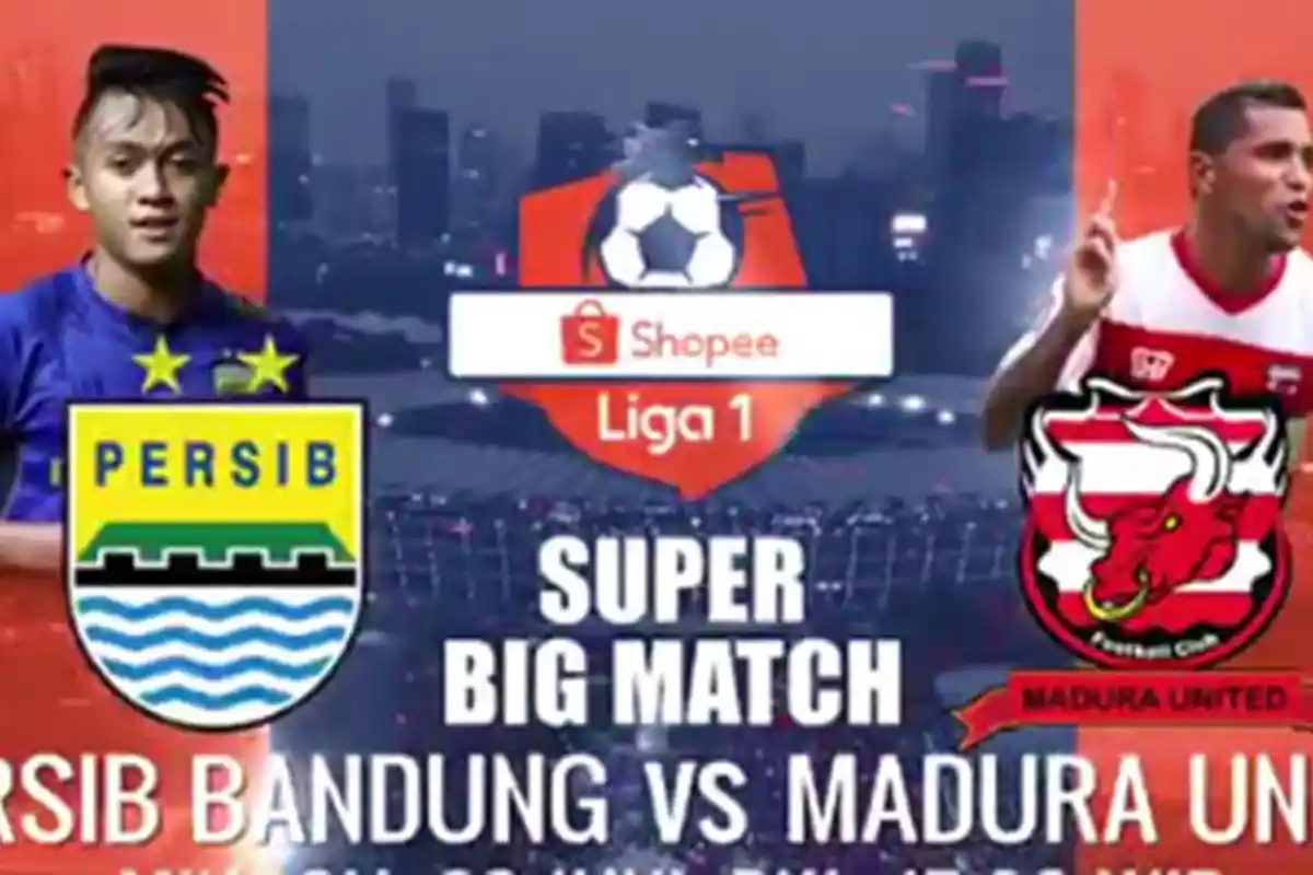 Link Live Streaming Persib vs Madura United Minggu 23 Juni 2019 Jam 15.30 WIB