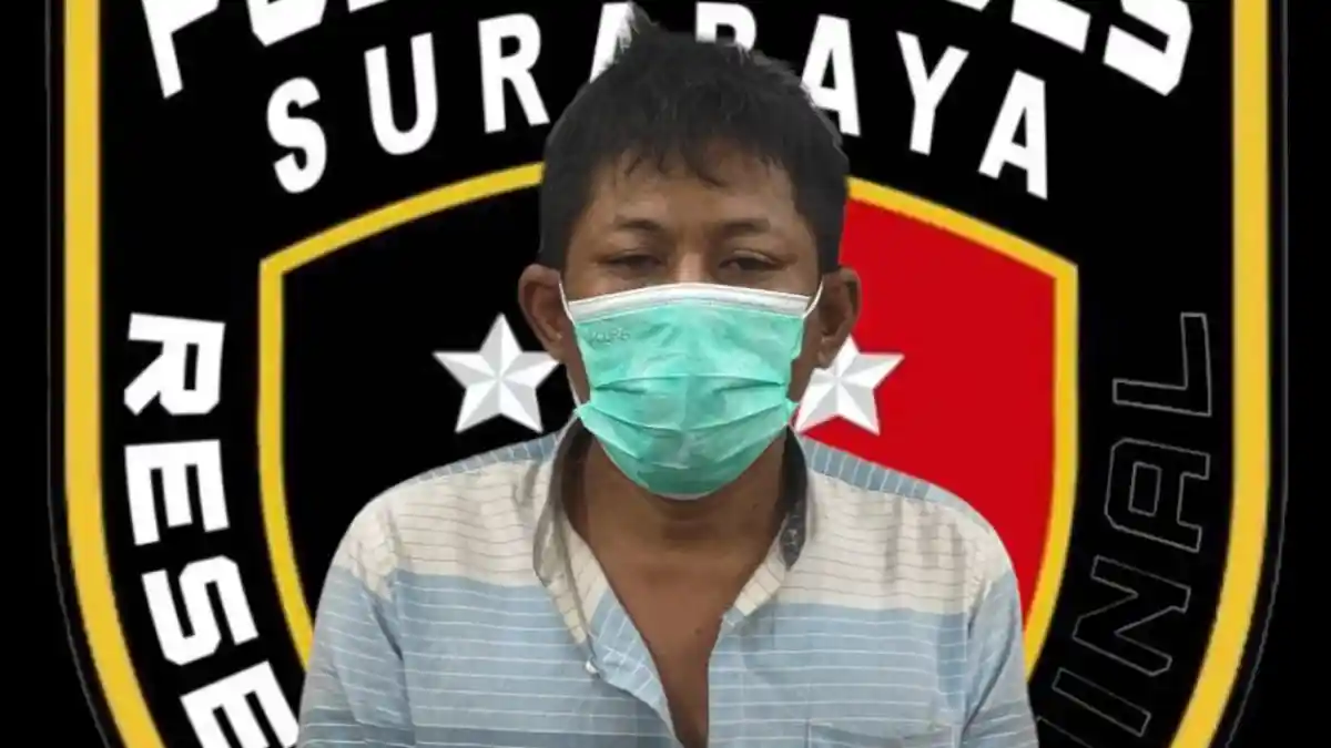 Videonya Sempat Viral, Pemotor Maling Kabel PT KAI di Surabaya Ditangkap, Ternyata Residivis