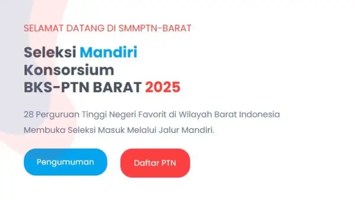 Ketentuan Pilih Program Studi SMMPTN Barat 2025, Urutan Prodi Menyatakan Prioritas Pilihan