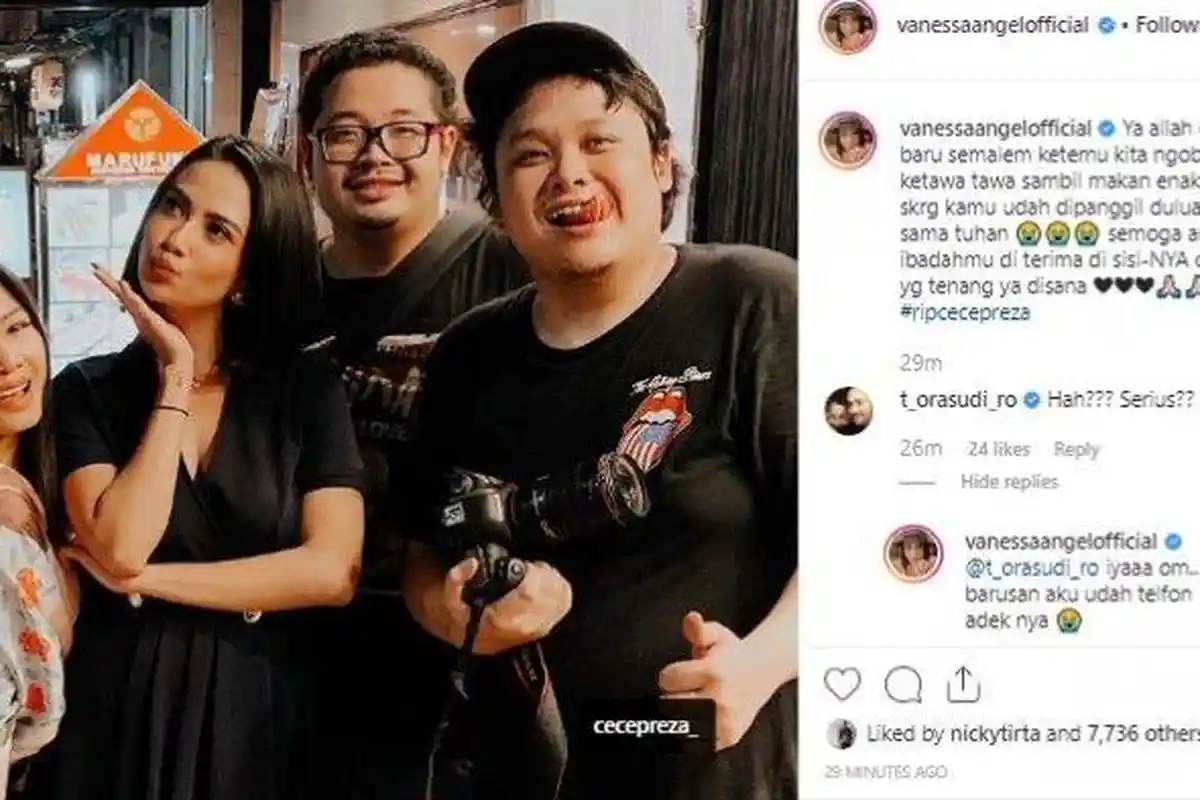 Artis Cecep Reza Meninggal Dunia di Usia 31 Tahun, Marshanda Syok