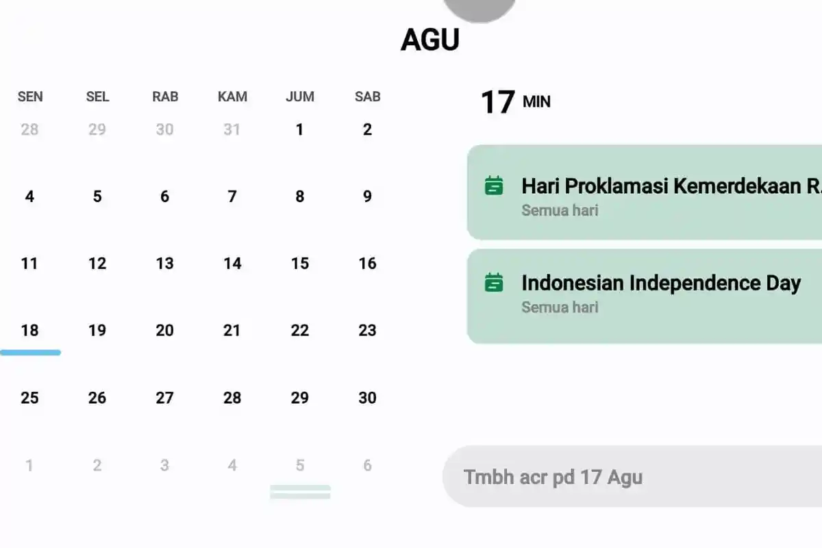 Deretan Tanggal Merah di Bulan Agustus 2025 Selain HUT RI, Lengkap 4 Tanggal Libur Lainnya
