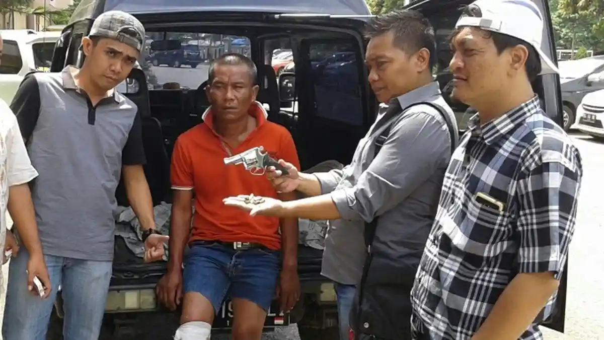 Aniaya Istri, Nadi Ditembak Polisi
