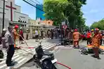 Kecelakaan Maut di Jalan Rajawali Surabaya, Pemotor Tewas usai Tabrak Gerobak Pedagang Gule
