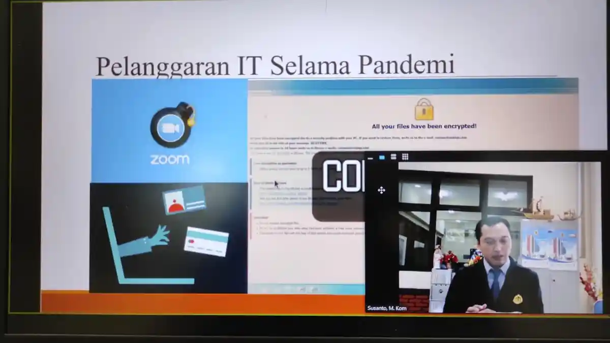 FTIK USM Gelar Webinar Forensik Digital Cegah Pelanggaran IT di Era Pandemi