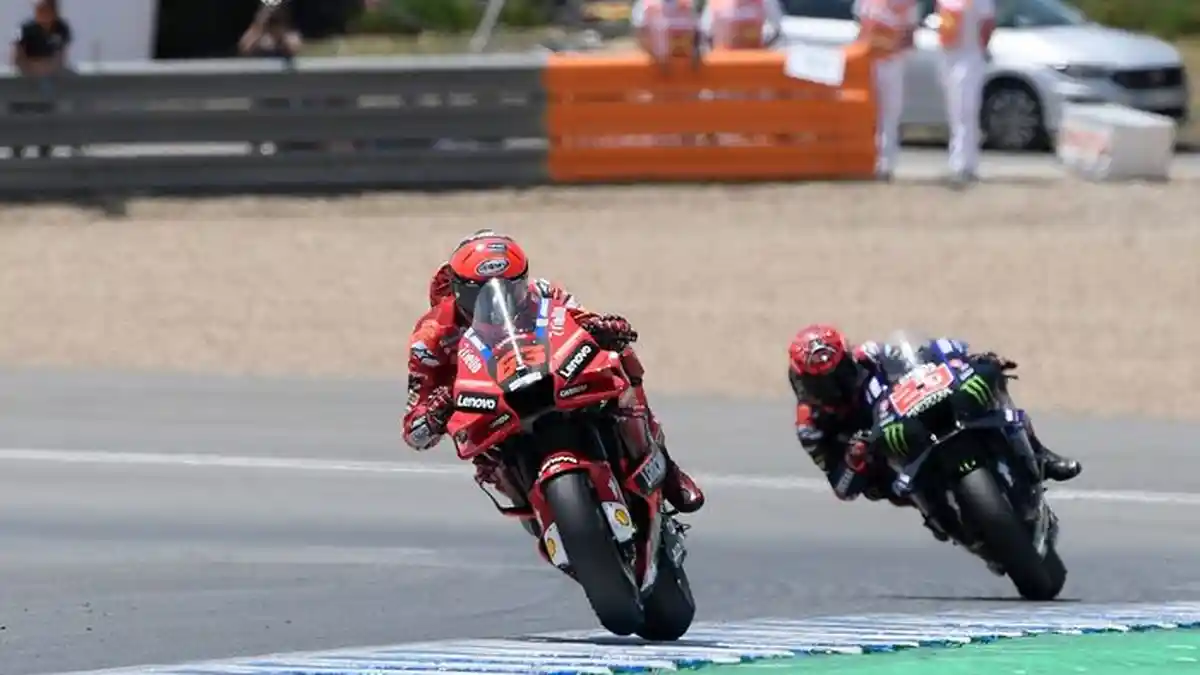 Hasil Kualifikasi MotoGP Prancis 2022: Bagnaia Pole Position, Quartararo Terlempar dari 3 Besar