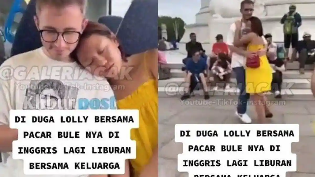 Baru Akui Pacaran dengan Dancer Keturunan Arab, Kini Viral Video Lolly Cium Pria Bule di Tempat Umum