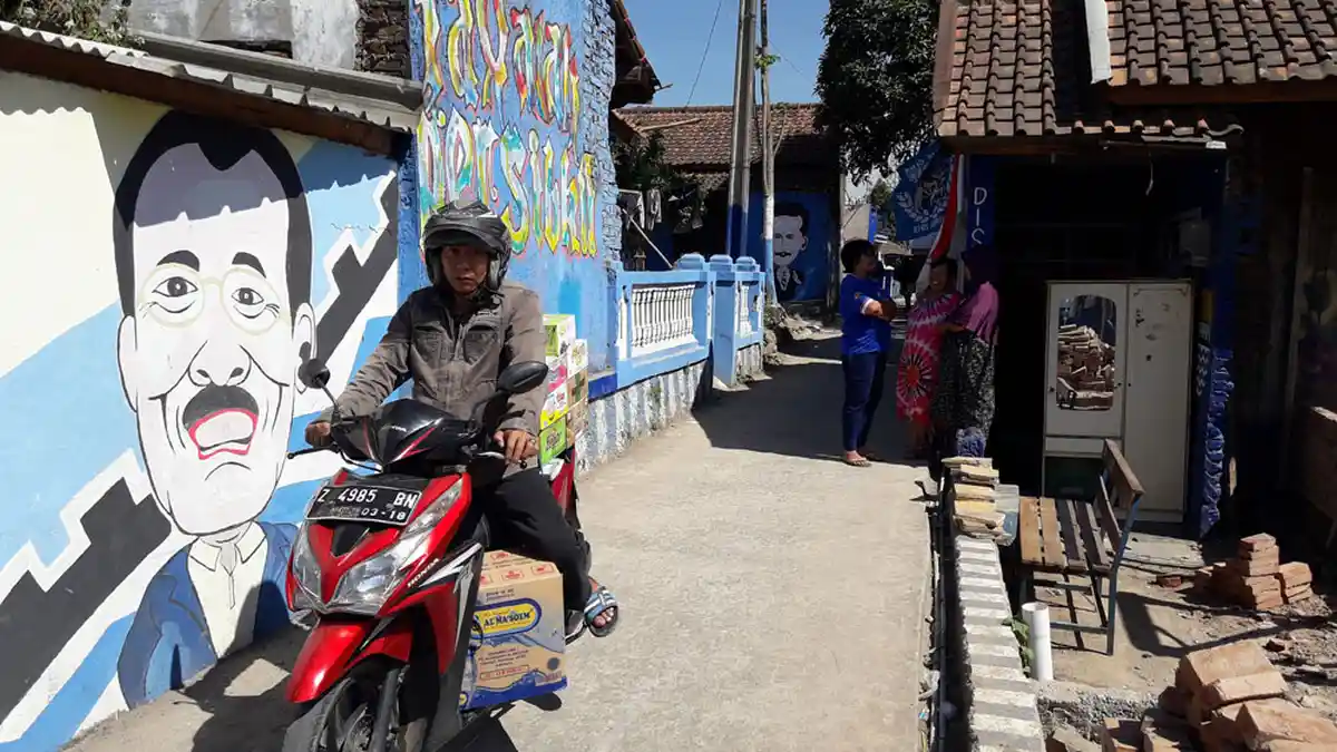 Suasana Kampung Persib di Jatinangor