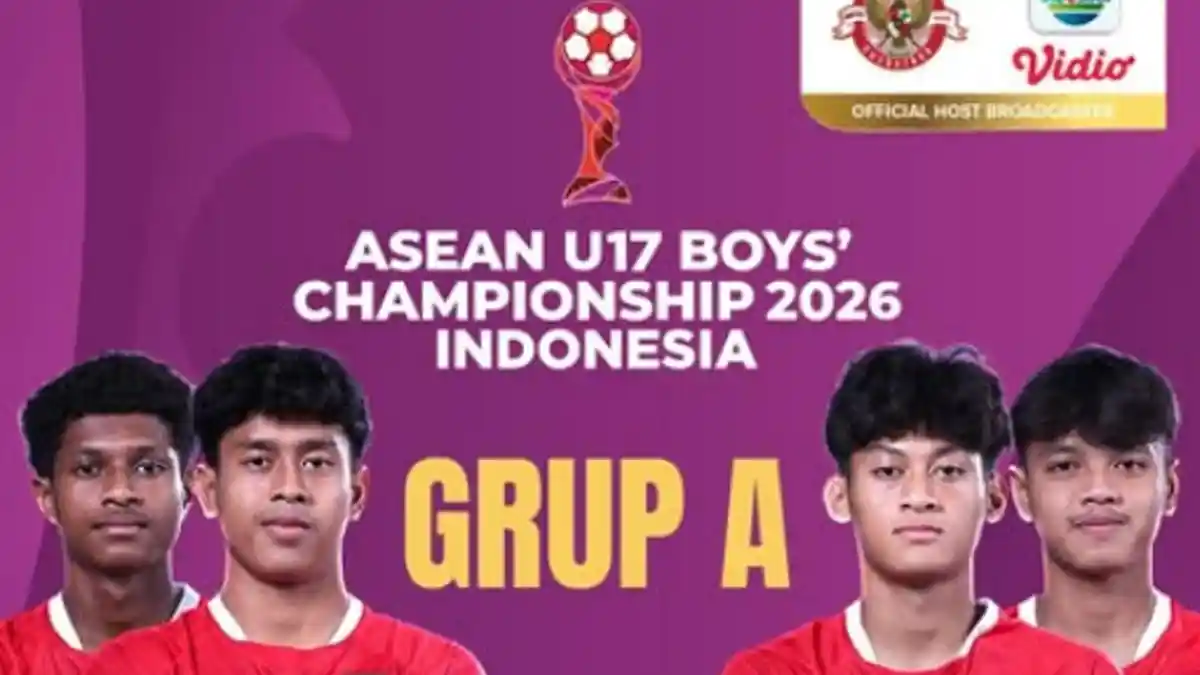 Jadwal dan Siaran Langsung Timnas U17 Indonesia vs Vietnam Grup A Piala AFF U-17 2026