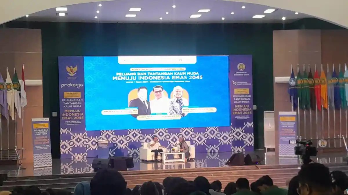 Beri Kuliah Umum di USU, Moeldoko Singgung Pentingnya Anak Muda Menjadi Petani