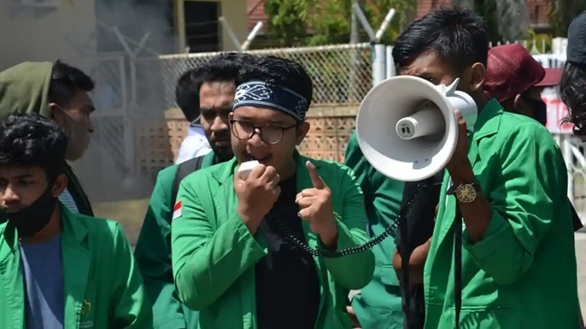 Mahasiswa Unimal Lhokseumawe Protes Penonaktifan 75 Pegawai KPK