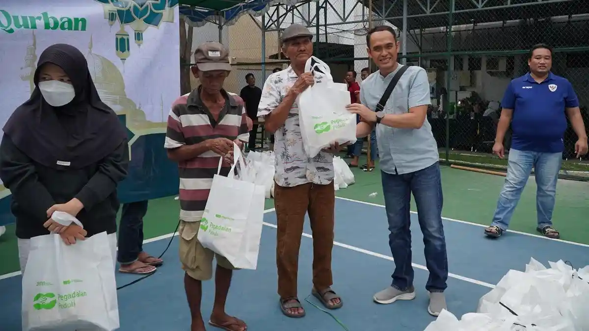 Pegadaian Semarang Salurkan Daging 70 Hewan Kurban pada Iduladha 2025