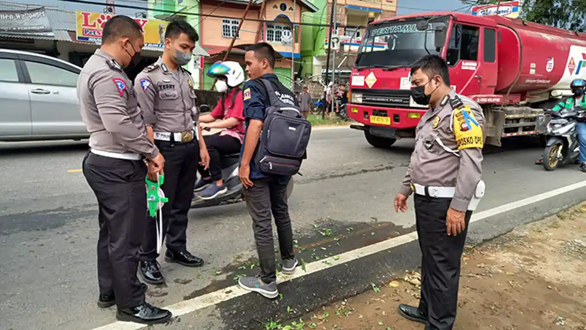 Terlindas Truk Kontainer, Pengendara Sepeda Motor di Pontianak Meninggal Dunia