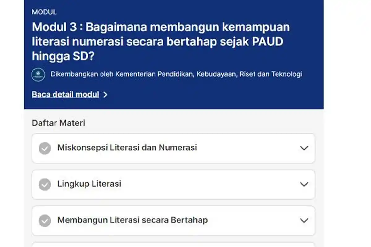 Kunci Jawaban Post Test Transisi PAUD-SD 2: Penguatan melalui Pembelajaran yang Menyenangkan Modul 3