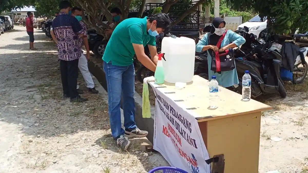 Pengunjung Pasar Hewan Aceh Tamiang Diwajibkan Pakai Masker