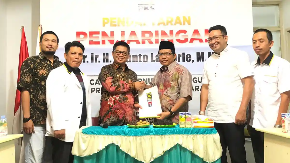 Tatap Pilkada Kaltara, Irianto Lambrie Orang Pertama yang Mengembalikan Formulir di PKS