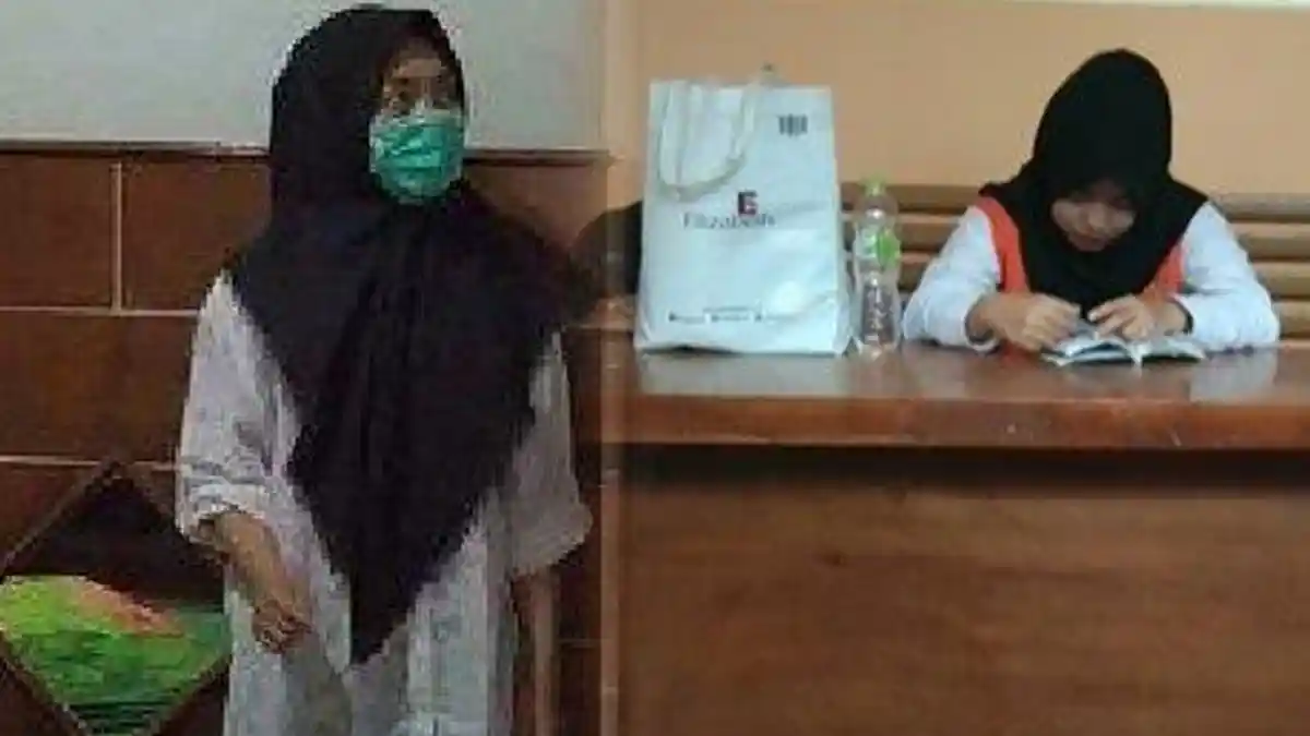 Vina Garut Tersorot Lagi, Cantik Berjilbab Hitam, Mengaji Saat Akan Sidang Kasus Video Lawan 3 Pria
