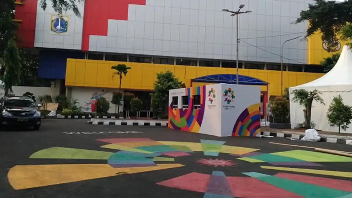 GOR Bulungan yang Masih Dalam Perbaikan Demi Penuhi Standar OCA